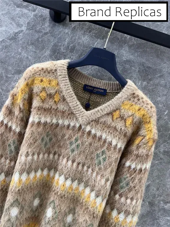 Louis Vuitton Mohair Fair Isle Sweater